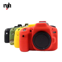 Soft Silicone Case Camera Protective Body Bag For Canon 5D2 5DII 90D 77D 750D 3000D 4000D M50 6D2 Camera Bag