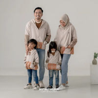 HipHipHuka - Jaket Couple Keluarga Sweater Hoodie Bapak Ibu Anak Laki Perempuan Sambara Series