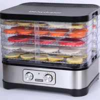 Fruit Vegetable Dehydrator Food Dryer Special Tray Big Space 48 Dial Timer 360 Degree Food Dehydrator