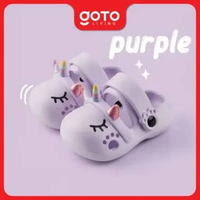 Goto Chao Sandal Selop Anak Perempuan Lucu Anti Slip Tali Karakter 24/25 PURPLE