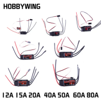 Original Hobbywing SKYWALKER Series 2-6S 12A 20A 30A 40A 50A 60A 80A Brushless ESC Speed Controller With UBEC For RC Quadcopter