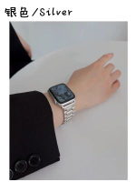 全城熱賣 - 適用蘋果iWatch手錶錶帶s10實心9不銹鋼AppleWatch錶帶夏金屬男女銀色 單售錶帶，不帶殼（掌櫃推薦）【42mm】適用iWatch 10代