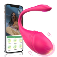 Wireless G Spot Dildo Vibrator for Women APP Remote Control Wear Vibrating Clit Female Panties Toys for Adults