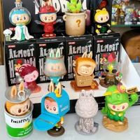 Labubu The Monsters Almost Hidden Series Toys Kawaii Anime Figure Action Collectible Ornaments Model Doll Children Surprise Gift