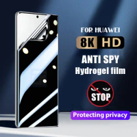 Anti-Spy Hydrogel Film for Huawei P60 Pro P50 P40 P30 Nova 12 10 9 Privacy Screen Protector for Huawei Mate 50 40 30 60 Pro Plus