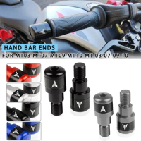 New Motorcycle Aluminium Accessories Handlebar Grips Plug Slider Handle Bar Ends For YAMAHA MT03 MT07 MT09 MT10 MT 03 07 09 10