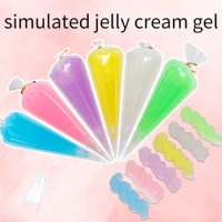 100g New Jelly Cream Gel Phone Case Beauty DIY Material Hairpin DIY Handmade Jewelry Pen Holder Accessories