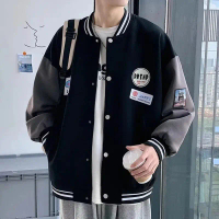 Men's Baseball Jacket Spring Autumn New Trendy Hong Kong Style Fashionable Jacket for Men