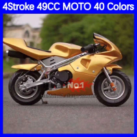49CC 50CC Mini Motorcycle Small Buggy Scooter 4 Stroke Superbike Moto Bikes Gasoline Adult Child ATV off-road vehicle Autocycle