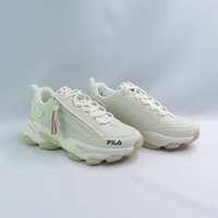 FILA 5J913Y773 女 休閒鞋 網布 拉鍊 米白【iSport愛運動】