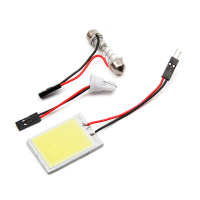 Lampu Interior Mobil LED Headlamp T10 24 SMD putih 1 PCS