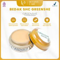GREENSHE Bedak SHC Perfect Match Powdery Foundation Concealer Mencerahkan BPOM Melindungi UV Glowing