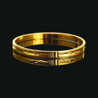 NEW Dubai/African Gold Bangle Gold Color Bracelet/Bangle Fashion Jewelry For Women Men Gifts