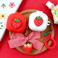 Cute Sweet Strawberry Case for JBL Live Pro 2 TWS Case Silicone Earphone Protect Case fundas Accessories box
