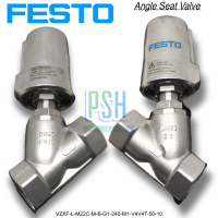 Angle Seat Valve VZXF-L-M22C-M-B-G1-240-M1-V4V4T-50-10 FESTO
