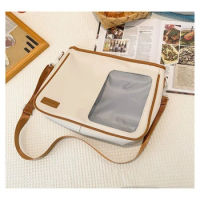 Transparent Crossbody Bag Spacious Shoulder Crossbody for Style Enthusiasts