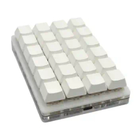 New Programmable Mechanical Keyboard 24 keys Macro Custom Shortcut Mini Keypad Numpad Drawing OSU Gaming Keyboard Keycaps