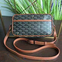 กระเป๋ากล้องลายฟันสุนัขสุดทันสมัย Goyard GAOY 2025 กระเป๋าสะพายข้างสำหรับผู้หญิง ลายตัวอักษร Y กระเป