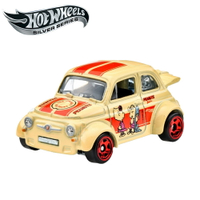 【正版授權】風火輪 SILVER SERIES 史努比 x 60s FIAT 500D MODIFICADO 玩具車 Snoopy Hot Wheels - 267552