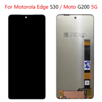 For Motorola Moto G200 5G LCD Display touch panel Digitizer Assembly Replacement For Motorola Edge S30 Screen