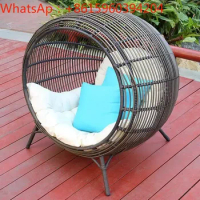 Lounge chair outdoor rattan bird's nest courtyard balcony lounge chair courtyard birdcage