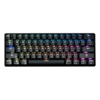 60% Mini Mechanical Keyboard 61 Key USB Wired Wireless Dual Mode Game keyboard Blue/Red/Black Switch RGB Backlit For PC Laptop