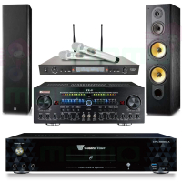 【金嗓】CPX-900 K1A+Zsound TX-2+SR-928PRO+FNSD SD-803N(4TB點歌機+擴大機+無線麥克風+喇叭)