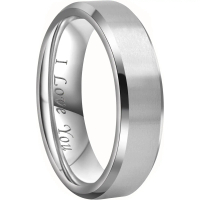 CROWNAL 4mm 6mm 8mm Cincin Pasangan Perkahwinan Titanium Hitam/Perak Lelaki Wanita Kemasan Matte Tep