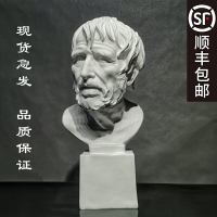 海盜塞內卡阿里斯樹脂石膏雕像頭像素描靜物寫生繪畫教具雕塑擺件