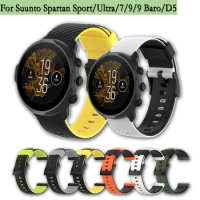 For Suunto 7/9/9 Baro/D5/Sport baro/spartan sport/Spartan Sport Wrist HR 24mm Strap new Silicone original watchband