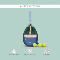 Bigmo Alley Racquet-Racket Bag in Bold Colors Tas Raket Olahraga Tenis/Padel/Badminton/Pickleball Wa