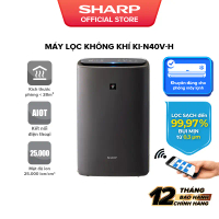 Máy lọc khí và tạo ẩm Sharp KI-N40V-W/H - Hàng chính hãnġ bảo hành 12 tháng Làm Sạch
