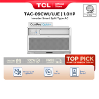 2025TCL 1.0 HP Inverter Aircon Window Type Smart Air-conditioner TAC-09CWI/UJE (Whisper Quiet Operat