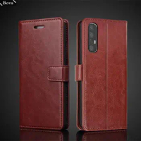 Card Holder Leather Case for OPPO Reno 3 Pro /OPPO Reno3 Pro 5G Pu Leather Flip Cover Retro Wallet Case Business Fundas Coque