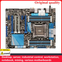 For P9X79 Deluxe Motherboards LGA 2011 DDR3 ATX For Intel X79 Overclocking Desktop Mainboard SATA III USB3.0