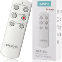 White RMT-P1BT Wireless Remote Control for Sony ZV-1II ZV-E10 a6700 a7RV a7IV a9III a7RIV a6600 Vlogging YouTube TikTok Shooting