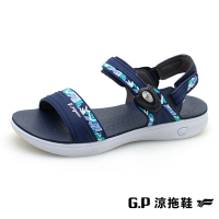 G.P 【TRAX+】極輕量舒適涼鞋(G2355W-20)藍白(SIZE:36-39)GP 涼鞋 輕量 阿亮 卜學亮
