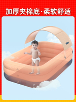 嬰兒游泳池家用可折疊兒童充氣水池寶寶游泳桶戶外超大型家庭泳池