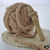 空手編織圍巾超粗冰條毛線帽子毯子線毛巾線比冰島毛粗點