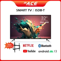ACE 32 "UHD Smart  TV DN2 Glass(Android 12, Netflix, Youtube, Chromecast, ISDB) w/ Bracket