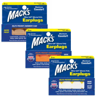 Macks 美國 成人矽膠耳塞 2副裝 防噪音 飛行 游泳 適用