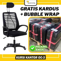 SKY - FREE BUBBLE WRAP Kursi Kantor Kursi Kerja Kursi Gaming Kursi Belajar Ergonomis Hidrolik Kursi 