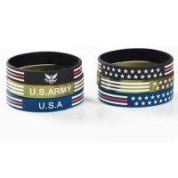 300pcs Motivational Red Line American Power Eagle Black and White Line Silicone Bracelets Rubber Wristbands Free Shipping by DHL