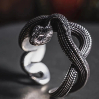 Cincin Ular Python, Gaya Vintaj, Reka Bentuk Ular 3D, Cincin Balut Ular, Personaliti Moden, Ketibaan