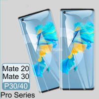 Mate 30 Pro 5G Screen Protector for Huawei P30 P40 Pro P30pro P40pro Tempered Glas Full Glue 3D Curved Film on Mate30 Mate20 Pro
