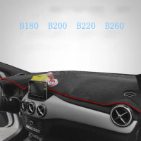 Car Dashboard Mat for Mercedes Benz B-Class W246 2012-2019 Pad Mats Dash Board Cover Carpet Sunshade Rug Protect B160 B180 B200