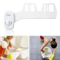NEW Single Nozzle Non-Electric Manual Bathroom Toilet Bidet Seat Attachment Fresh Water Cleaning Bidet Sprayer Flusher