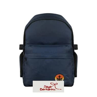 [BIG SALE] Tas Gendong Sekolah Simple Laptop Ransel Pria Wanita Langky IYCE E Wave Black berkualitas