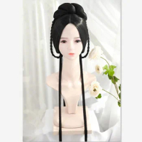 80cm beautiful princess hair products chinese ancient han dynasty head wear halloween carnival dress up antique photography