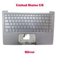 Laptop Replacement PalmRest&amp; GR Keyboard For Jumper For EZbook X3 JPA10 English US Belgium BE Italy IT German GR Swiss SW Silver